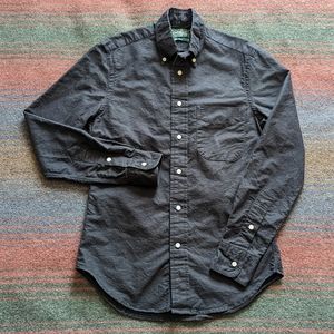 Gitman Bros. Men's Vintage Oxford Button Down Shirt XS - Black
